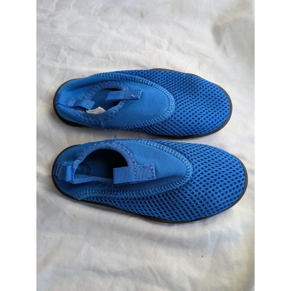 Wonder Nation Toddler Boy's Blue And Black Water Shoes Size 9/10